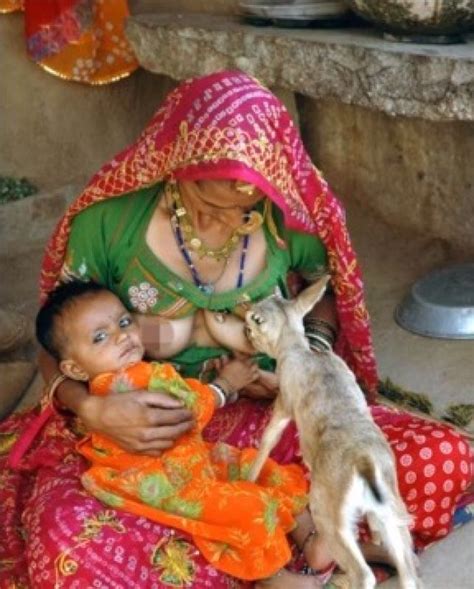 Women of this Indian community breastfeed deer .